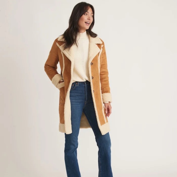 Marine Layer Jackets & Blazers - Marine Layer Penny Lane Coat in Camel - Size Large